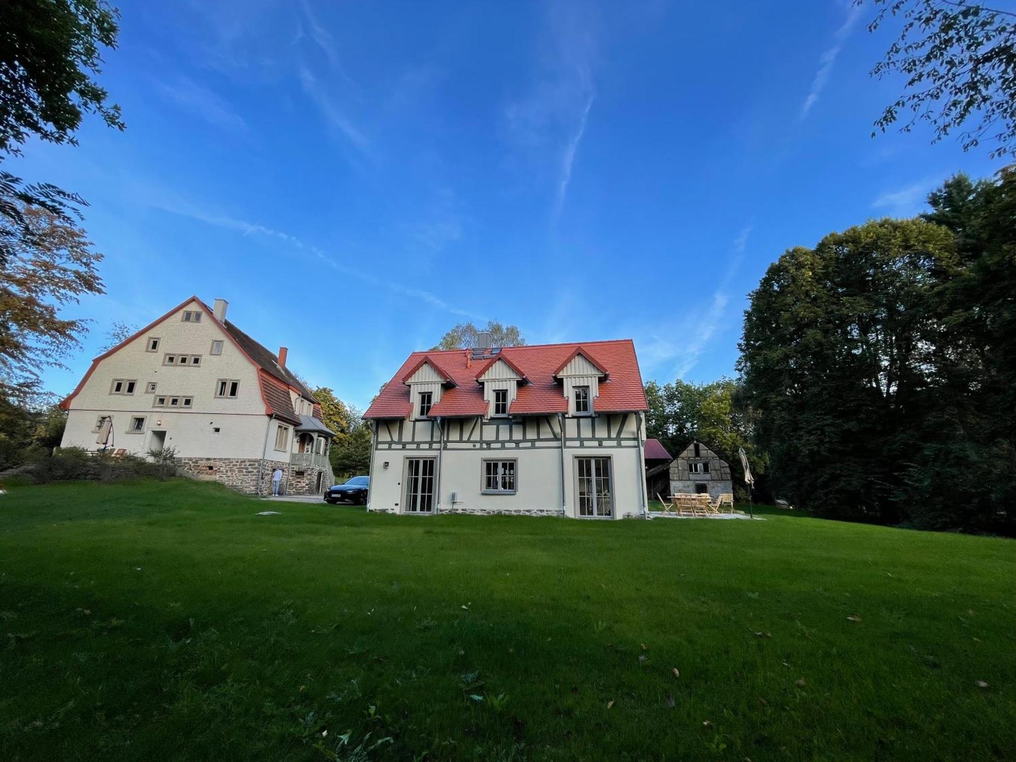 דירות Nidda Schellnhof Forsthaus Am Waldrand מראה חיצוני תמונה
