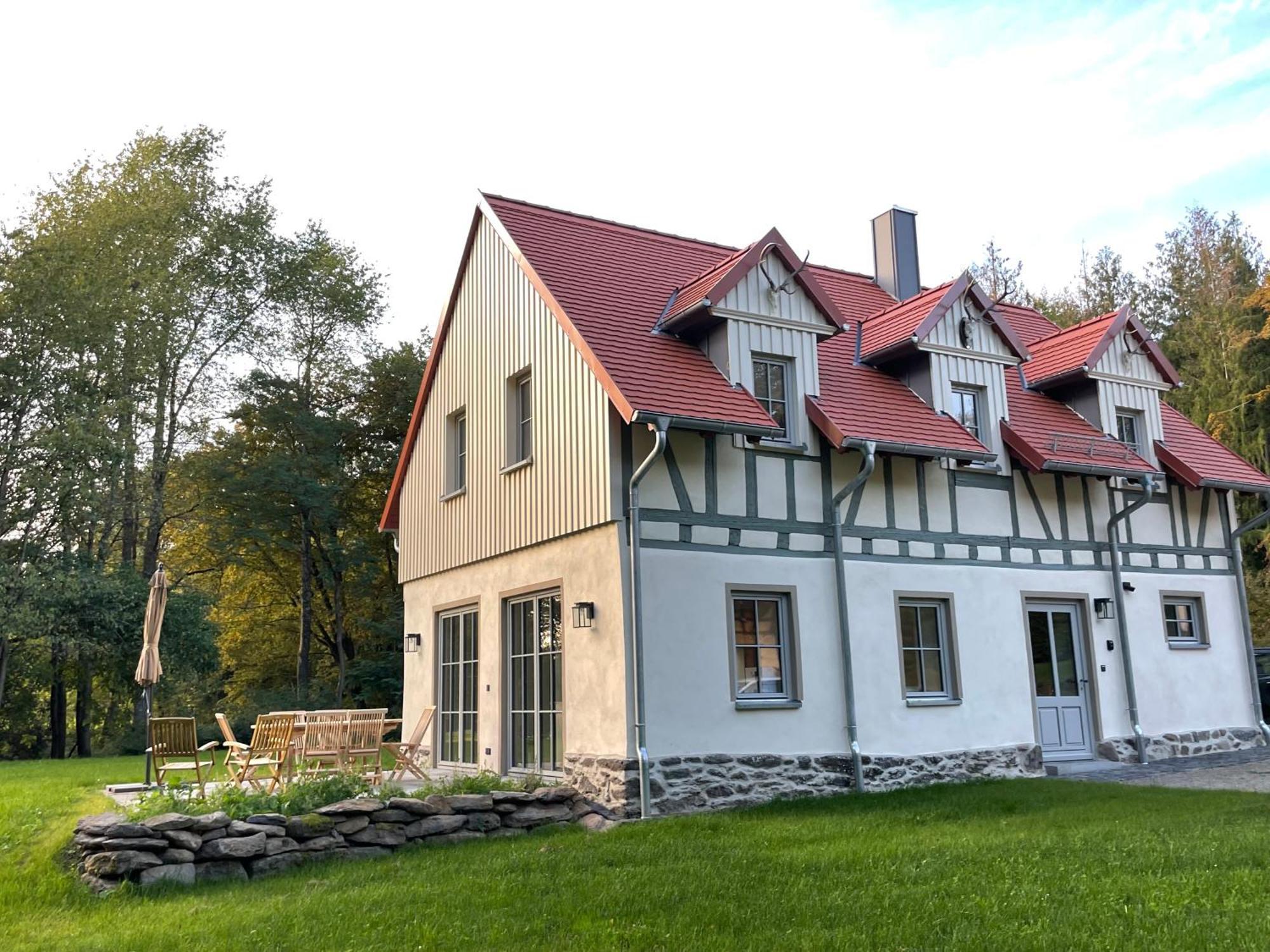 דירות Nidda Schellnhof Forsthaus Am Waldrand מראה חיצוני תמונה